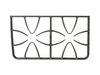 Double Burner Grate - Black - Right Side – Part Number: WB31K10115