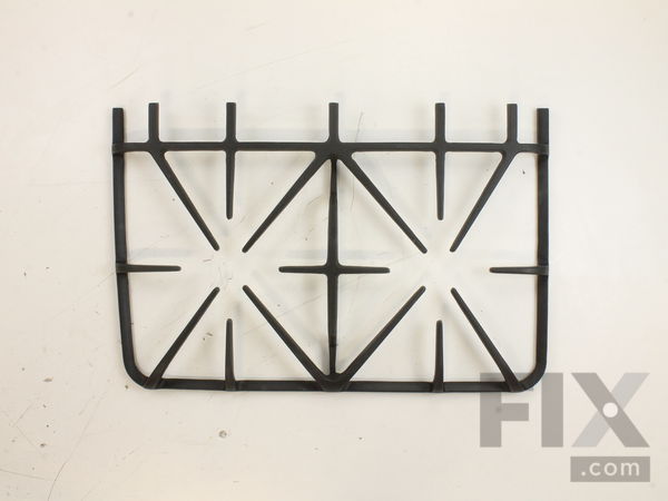 955088-1-M-GE-WB31K10139        -Double Burner Grate - Black - Left Side