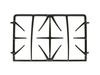 Double Burner Grate - Black – Part Number: WB31T10085