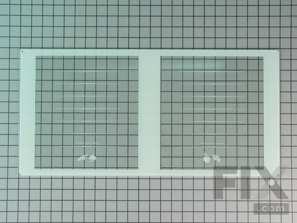 966477-1-M-GE-WR32X10482        -Crisper Glass Shelf