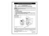 INSTRUCTION SHEET – Part Number: 318201552