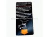 9870704-1-S-Ridgid-079027005907-Drain Valve Labels
