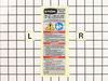 Data Label – Part Number: 080009004901