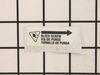 Bleed Screw Location Label – Part Number: 099077005902