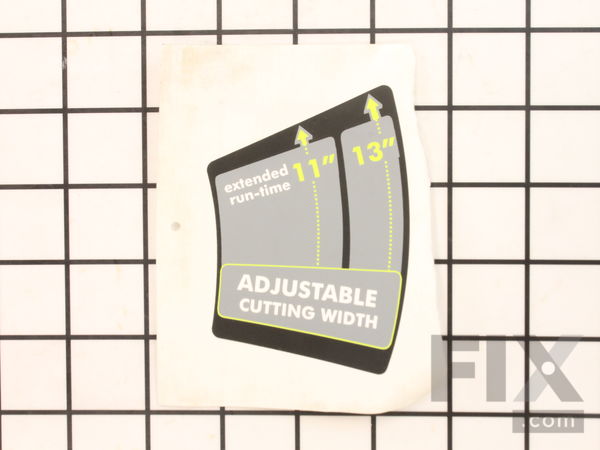 9872894-1-M-Ryobi-099627001007-Adjustable Cutting Width Label