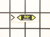 Rotation Arrow Label – Part Number: 099628001001