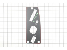 Decal-Panel, Control – Part Number: 121-0772