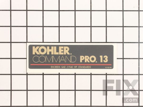 9884642-1-M-Kohler-12113110-S-Decal , 13 Hp