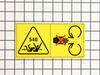 Label-Pto Danger – Part Number: 12168