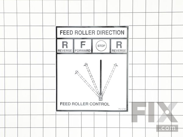 9886270-1-M-Bear Cat-12748-Label-Feed Position