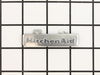 Nameplate – Part Number: 8211876