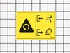 Label-Clutch Engagement – Part Number: 14703-00