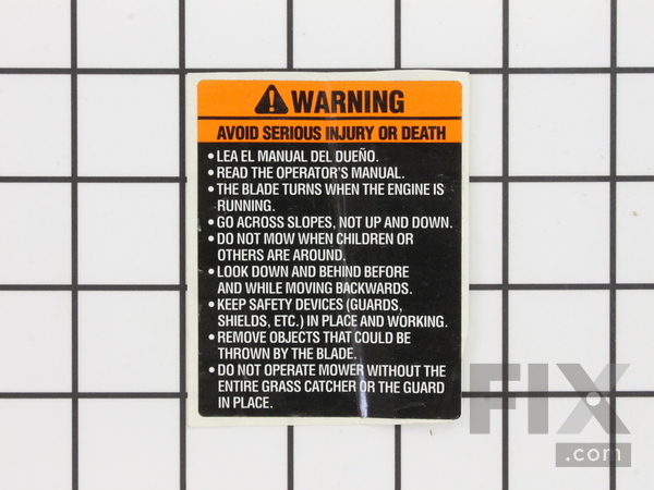 9898366-1-M-Craftsman-161058-Warning decal