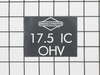 Chassis Decal – Part Number: 186787
