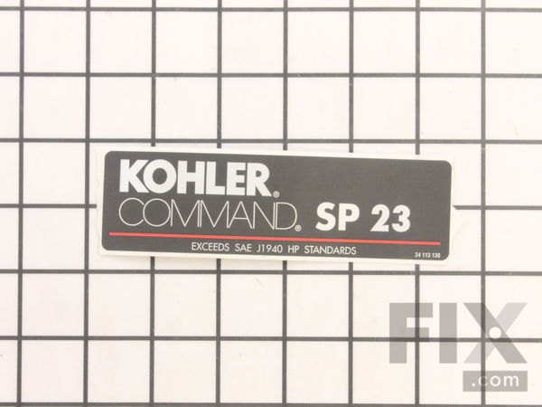 9926852-1-M-Kohler-24113130-S-Decal: 23 Hp