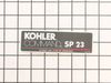 9926852-1-S-Kohler-24113130-S-Decal: 23 Hp