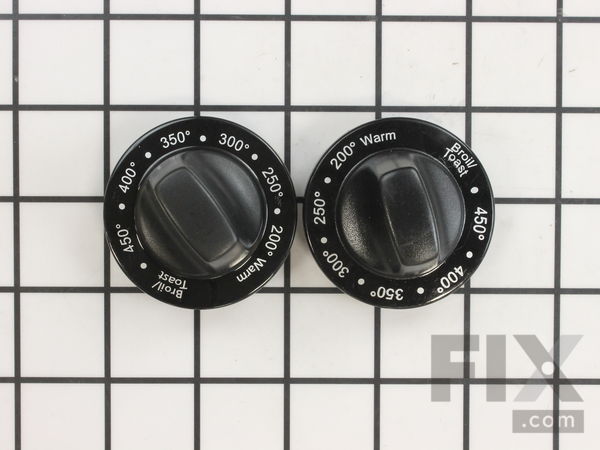 993130-1-M-Whirlpool-8212113           -Thermostat Knob Kit - Black