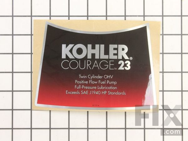 9942476-1-M-Kohler-3211314-S-Decal: 23 Hp