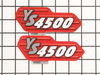Panel Decal – Part Number: 403260