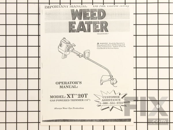 9970656-1-M-Weed Eater-530081867-Operator Manual 20T