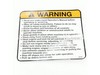 Decal, Warning – Part Number: 539008318
