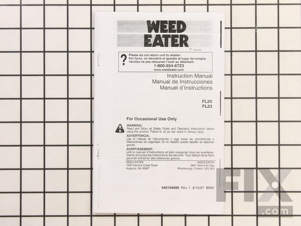 9977268-1-M-Weed Eater-545154699-Operator Manual
