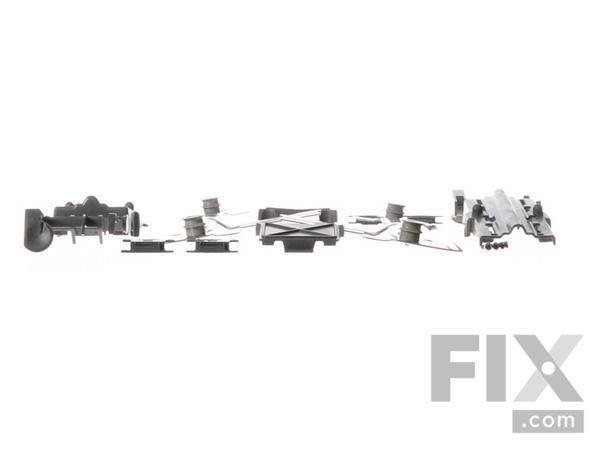 10064063-1-S-Whirlpool-W10712394-Dishwasher Dish Rack Adjuster Kit - Left and Right Side 360 view