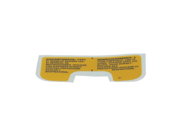 10189008-1-S-DeWALT-N238200-Label Warning Tri-Li 360 view