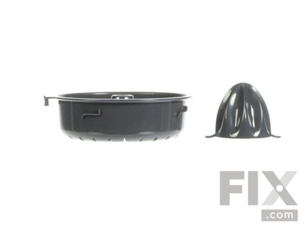 10314166-1-S-DeLonghi-KW710825-Citrus Press Complete - Grey 360 view