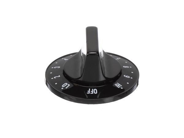 11744710-1-S-Whirlpool-WP7737P030-60-Range Infinite Switch Knob (Black) 360 view