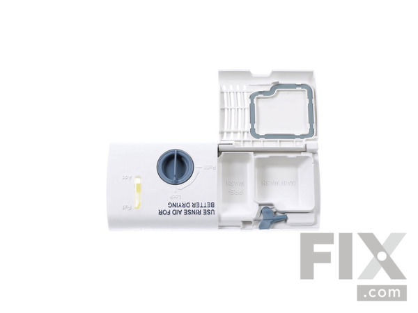 11750654-1-S-Whirlpool-WPW10224428-Dishwasher Detergent & Rinse Aid Dispenser 360 view