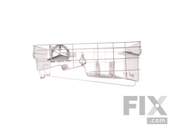 11750929-1-S-Whirlpool-WPW10243301-Upper Dishrack with Wheels 360 view