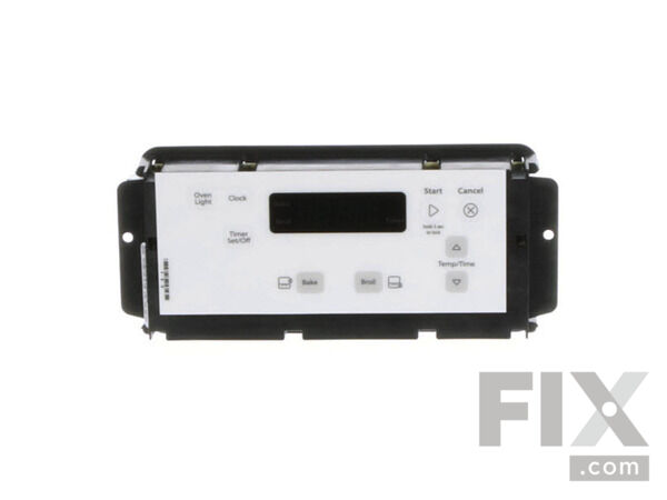 12114208-1-S-Whirlpool-W11113908-Electronic Control Board with Overlay - White 360 view