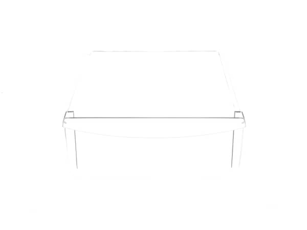 12364153-1-S-Frigidaire-241969607-Meat Drawer - Clear 360 view