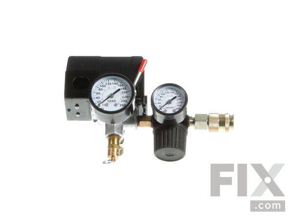 16498025-1-S-Campbell Hausfeld-DC080155AV-Pressure Switch/Regulator Kit 360 view