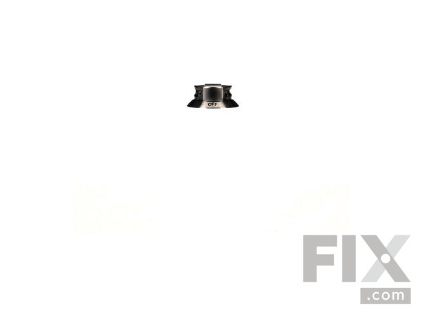 2582181-1-S-Frigidaire-318569900-Burner Knob - Chrome 360 view