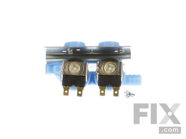 334646-1-S-Whirlpool-285805            -Water Inlet Valve with Mounting Bracket 360 view