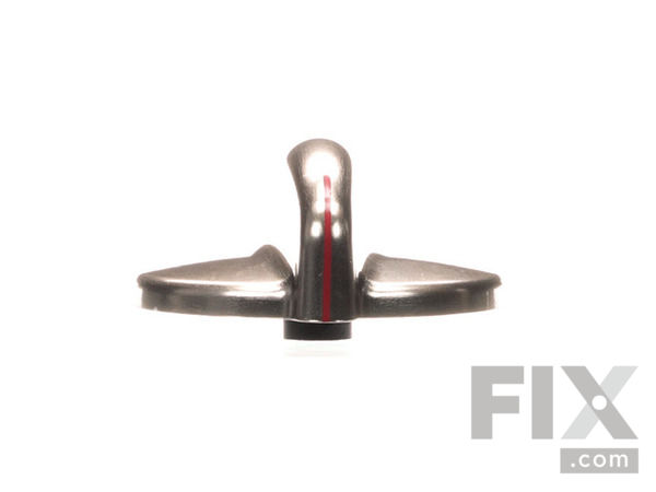 3486483-1-S-GE-WB03K10302-Thermostat Knob - Stainless 360 view