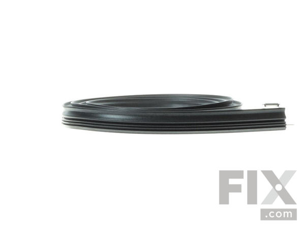 5136129-1-S-Whirlpool-W10542314-Dishwasher Door Gasket with Strike - Black 360 view