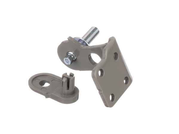5573850-1-S-Whirlpool-W10500004-Bottom Door Hinge & Cam- Apollo Gray - Refrigerator Side 360 view
