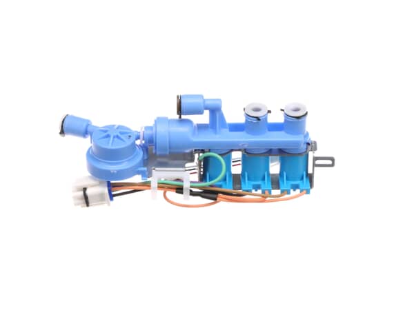 8758695-1-S-GE-WR57X10102-VALVE TRI WATER W FM Assembly 360 view