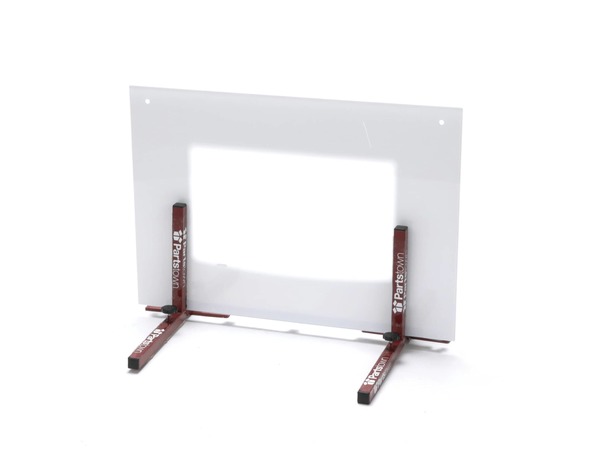 978867-1-S-Frigidaire-318261301         -Outer Oven Door Glass - White 360 view